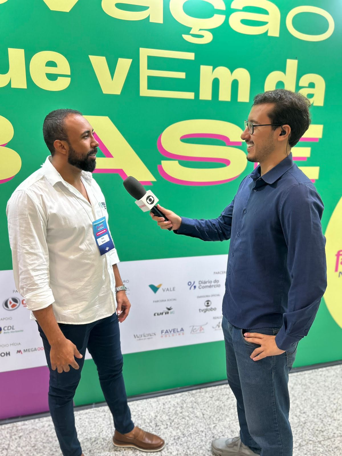 Ítalo Soares em participação na TV Globo